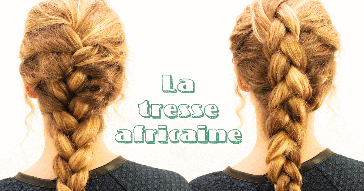 tresse africaine a l'envers