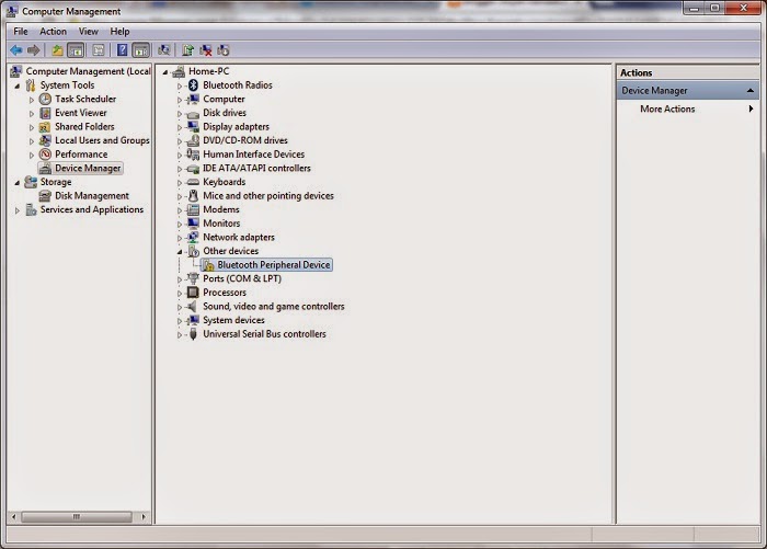Unable to Detect, Hardware ID {0000110e00001000800000805f9b34fb