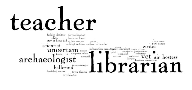 Childhood career dream responses from library staff