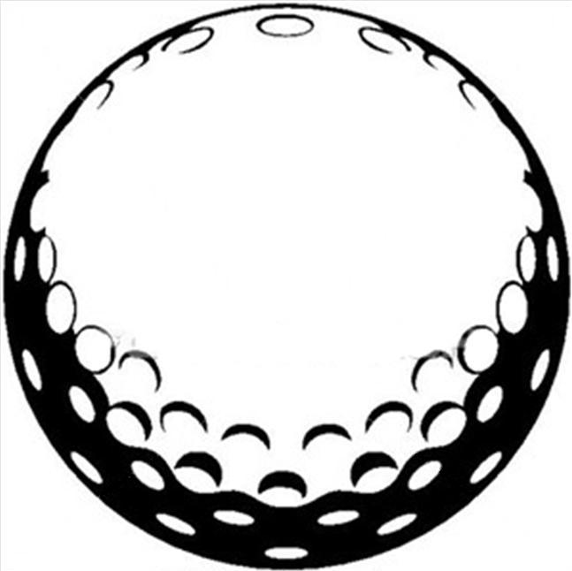 free golf clipart black and white - photo #49