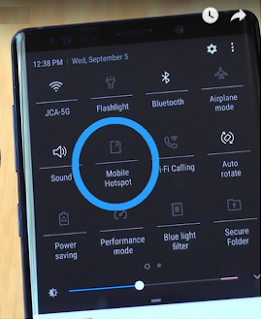 Cara Menggunakan Galaxy Note 9 sebagai Hotspot Seluler