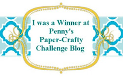 I won at Pennys paper-crafty challenge blog!