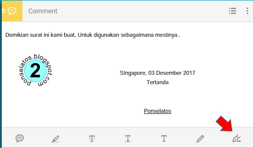 Cara Membuat Tanda Tangan Di Android Infoin Aja