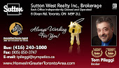 Toronto GTA Tom Pileggi Sutton Real Estate Agent Toronto in Toronto GTA