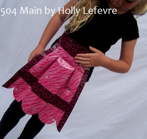 Scotch Colors and Patterns Duct Tape Barbie Apron by 504 Main