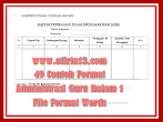 49 Pola Format Manajemen Guru Dalam 1 File Format Words