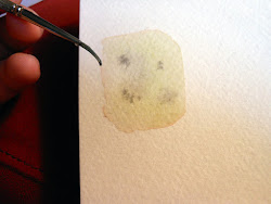 mold blood rust tutorial halloween paint watercolors dab wash let