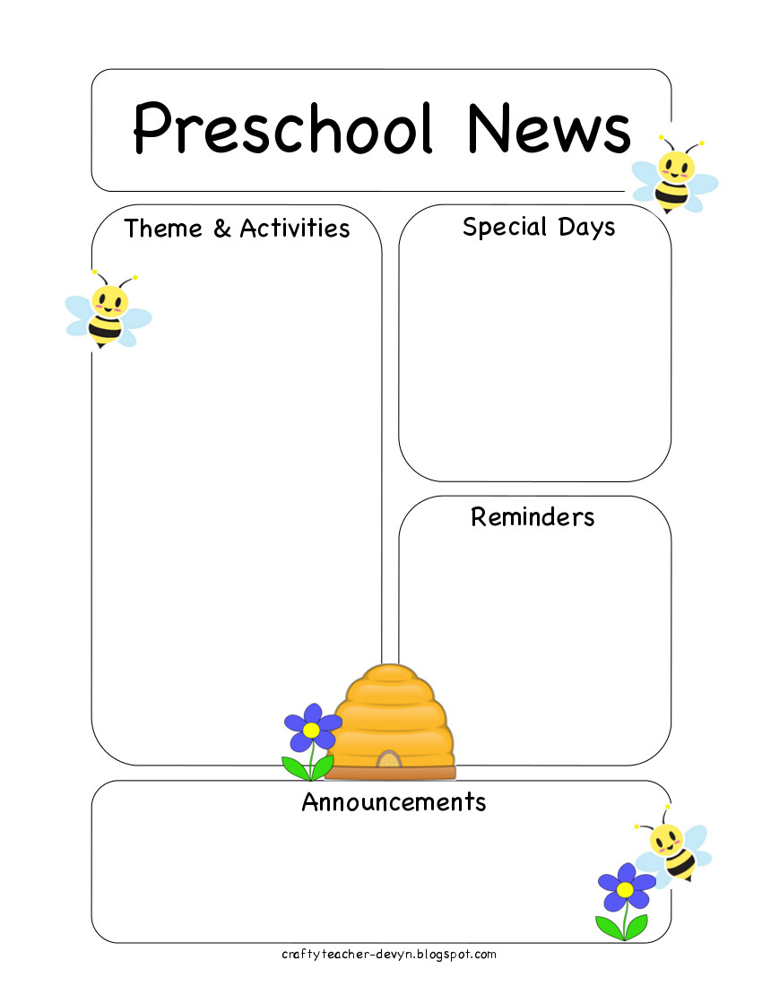 preschool-bee-newsletter-template-the-crafty-teacher