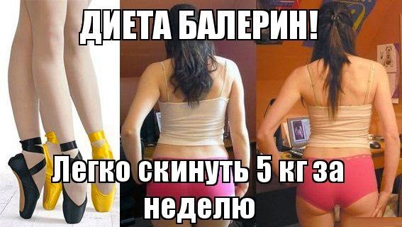 Диета как скинуть лишние