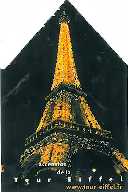 Εισιτήριο για τον πύργο του Eiffel :