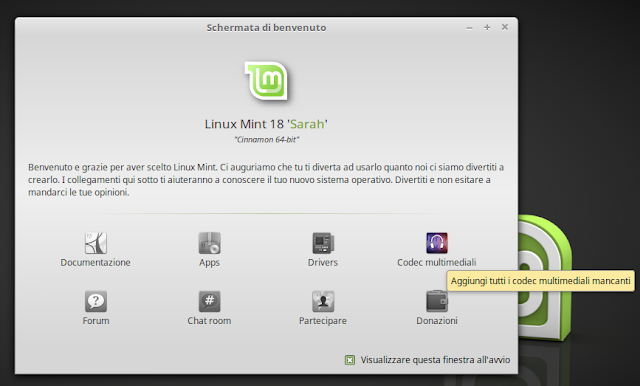 Linux Mint 18 "Cinnamon": Guida post installazione 6 installa%2Bcodec%2Bavvio