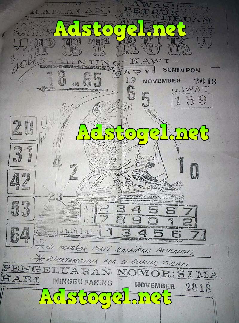 37 Kilodang togel hari ini