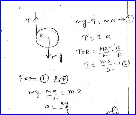 Rotational Dynamics Problems with Solutions Six | IIT JEE and NEET Physics