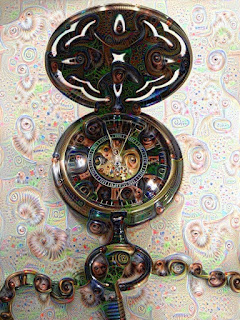 A Deep Style alteration of the pocket watch image