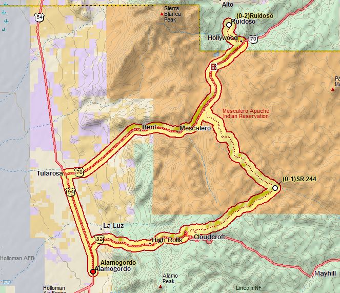 Travels of a Rambling Van Alamo Cloudcroft Ruidoso Tularosa