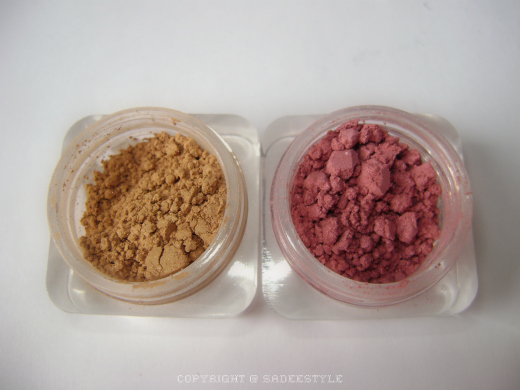 Lumiere Mineral Blusher/Bronzer Hibiscus and California Gold