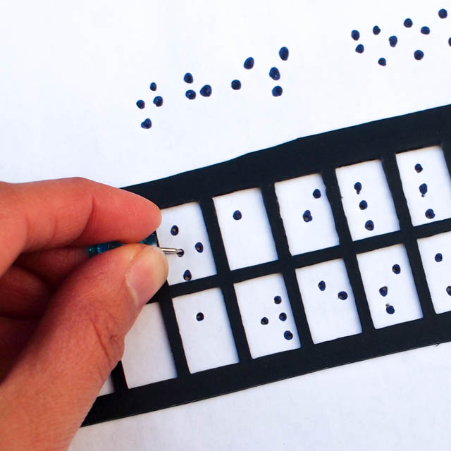 Make a Simple Braille Slate and Stylus (inspired by Six Dots A Story of Young Louis Braille