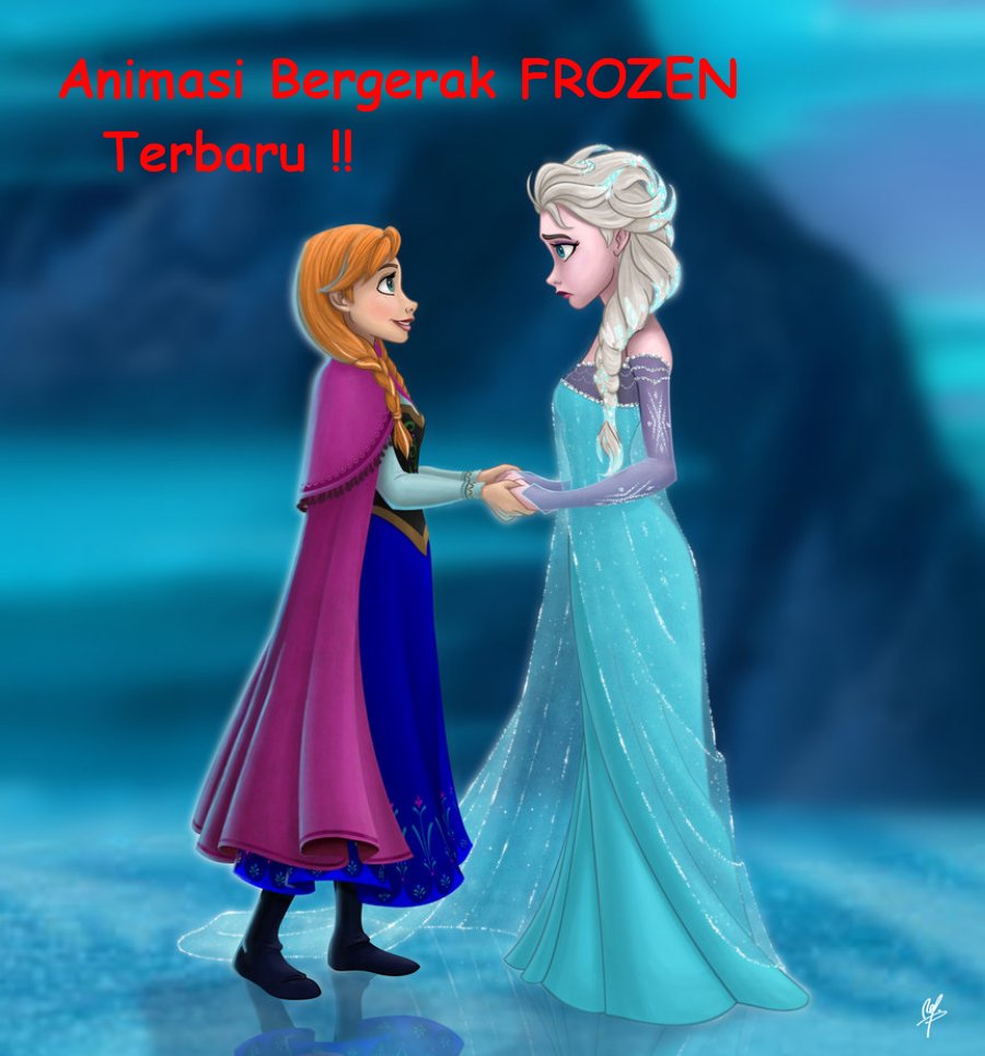 Animasi Bergerak Frozen Elsa Anna Terbaru