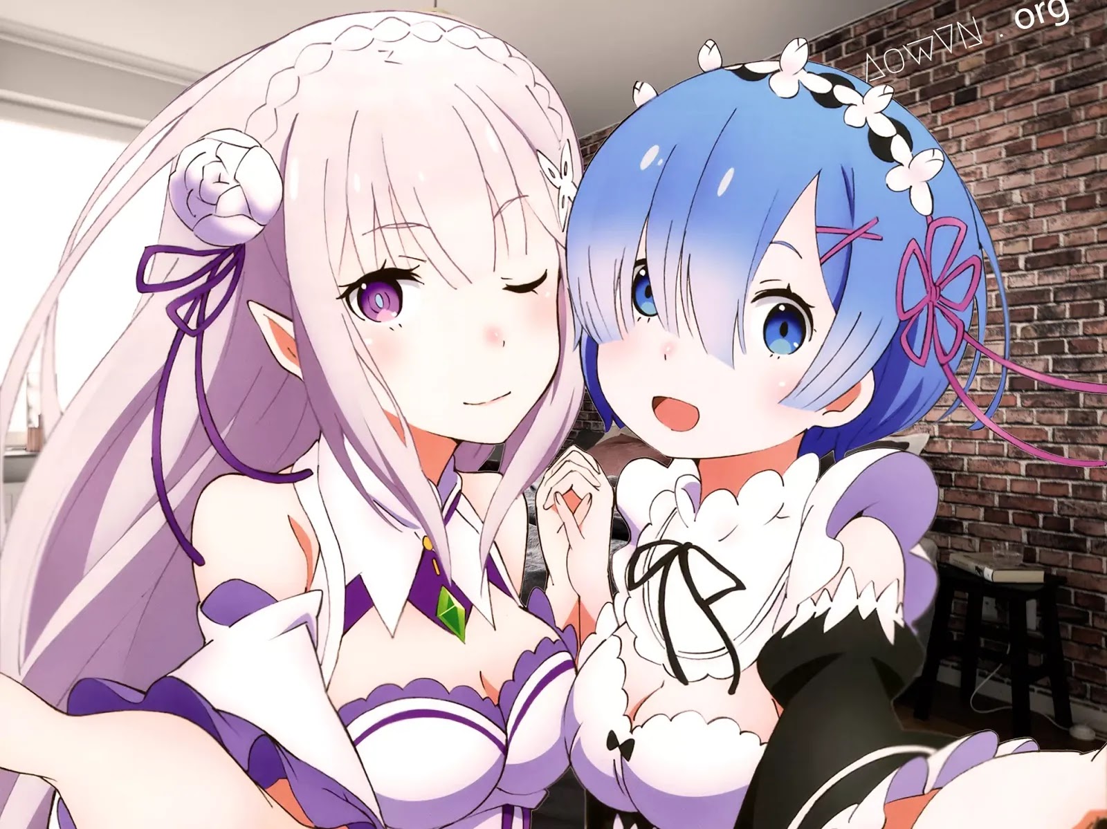 Tổng hợp hình ảnh anime Emilia đáng yêu và ngọt ngào
