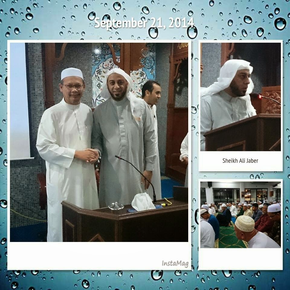 Bersama Sheikh Ali Jaber di Surau An Nur, Bandar Baru Bangi - 21/09/2014