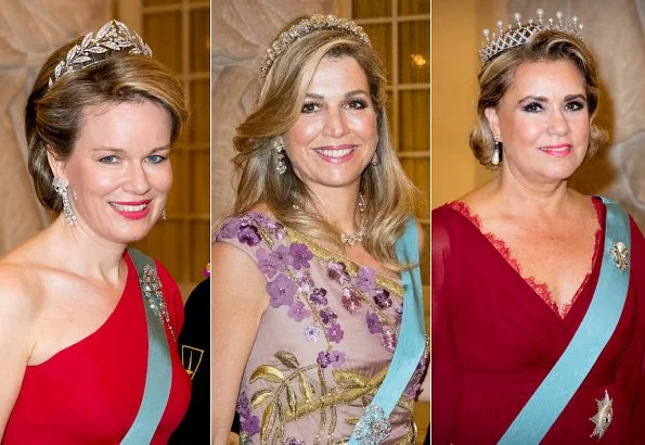 Queen Mathilde, Queen Maxima- Duchess Maria Teresa