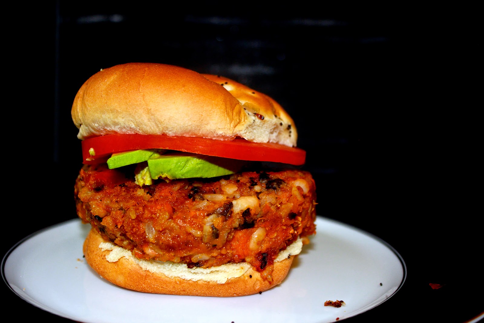 Charleston's Chew BBQ Sweet Potato Veggie Burgers