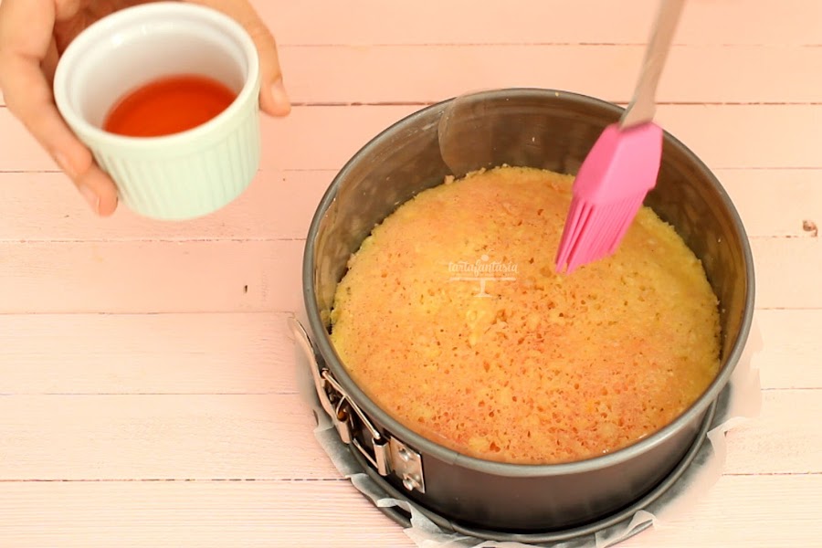 Receta Tarta Mousse de fresa o frutilla sin horno