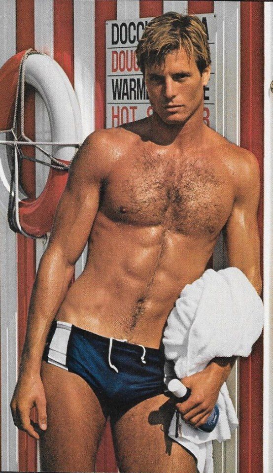 Hunksinswimsuits: 80s Soaphunk and Model Rick Edwards.