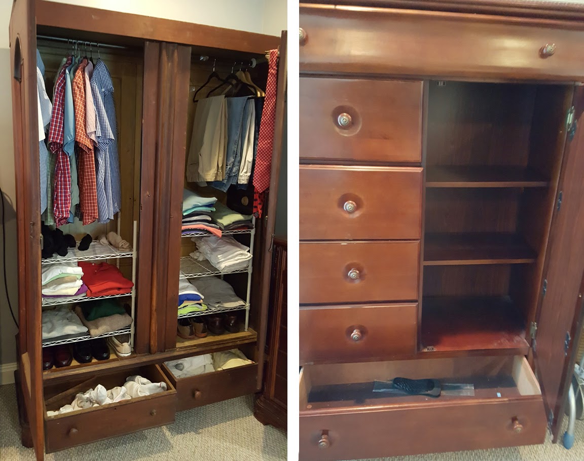 ColRebSez Thanks to estatesale armoire, I now have plenty of storage