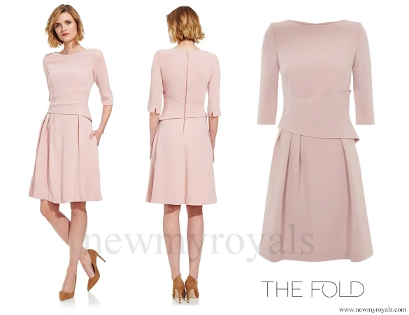 Crown Princess Victoria wore The Fold London camelot dress