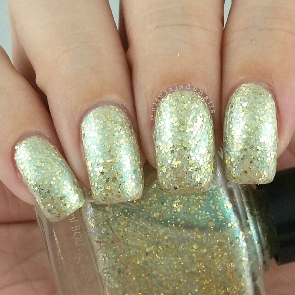 Femme Fatale Cosmetics Glass Carousel swatched by Olivia Jade Nails