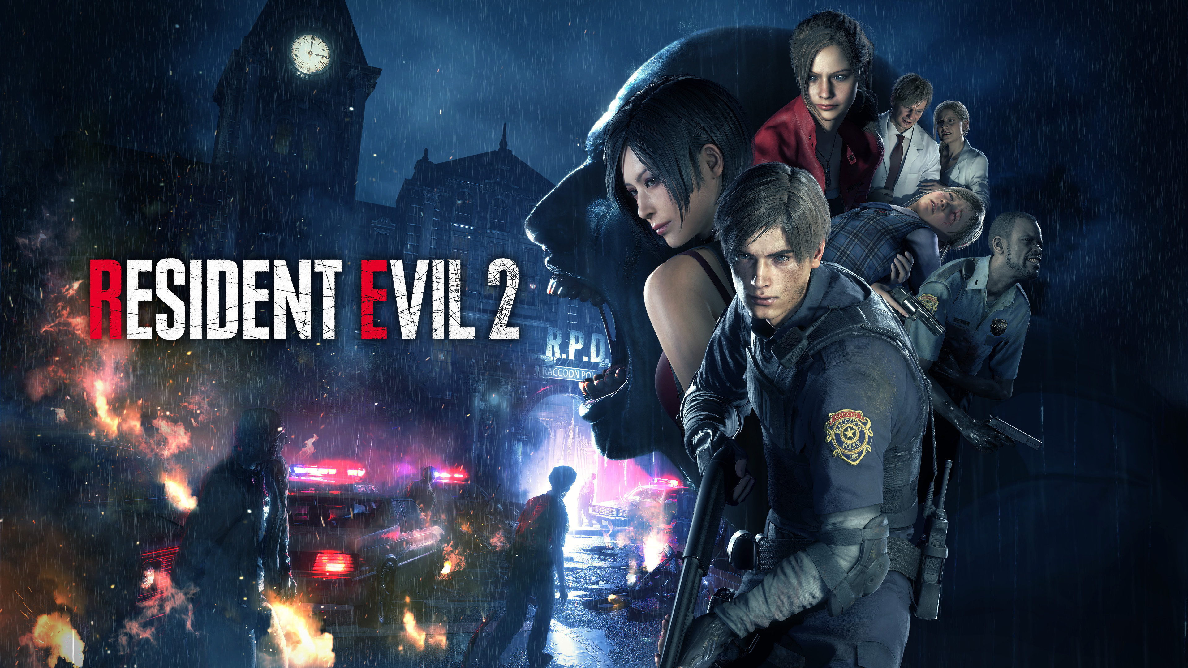 Resident Evil 2, Characters, 4K, #3 Wallpaper