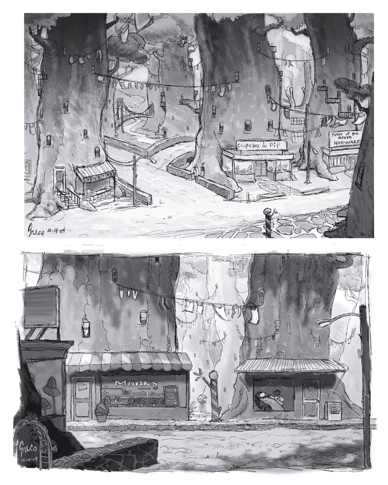 Chris Greco Portfolio PreProduction Art and Design Get Along Gang