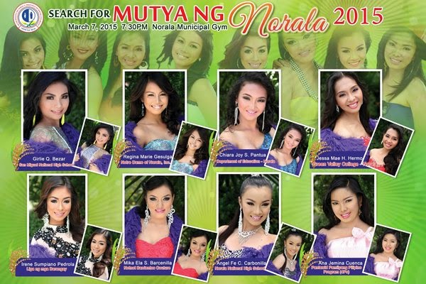 Mutya ng Norala 2015 candidates