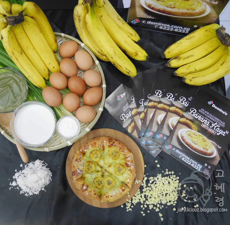 Domino's SG50 launch New Banana Kaya Dessert JANEL.K 고혜령