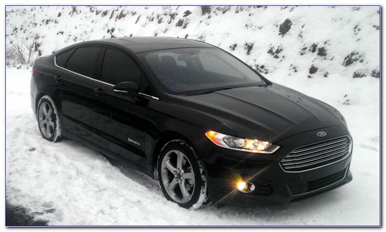 Black Ford Fusion With Tinted Windows Home Car Window Glass Tint Film