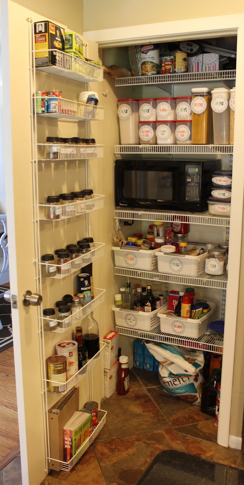 Elementary Organization a pantry party.