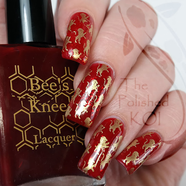 Gryffindor Nail Art