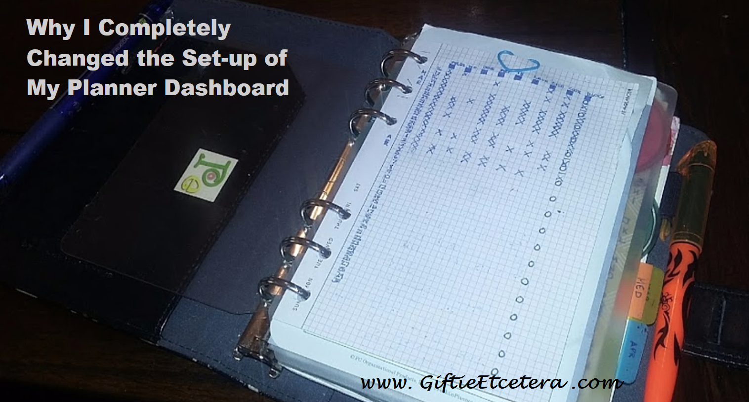 Creating Focus With a New Setup for My Planner Dashboard Giftie