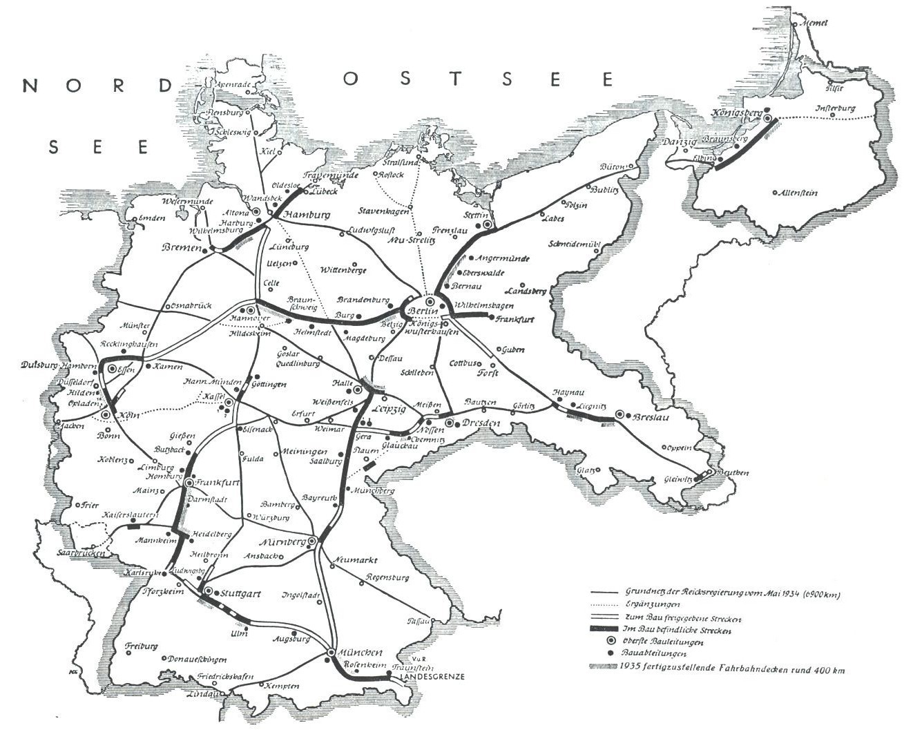 Deutschlandkarte 1935 Deutschlandkarte 1935