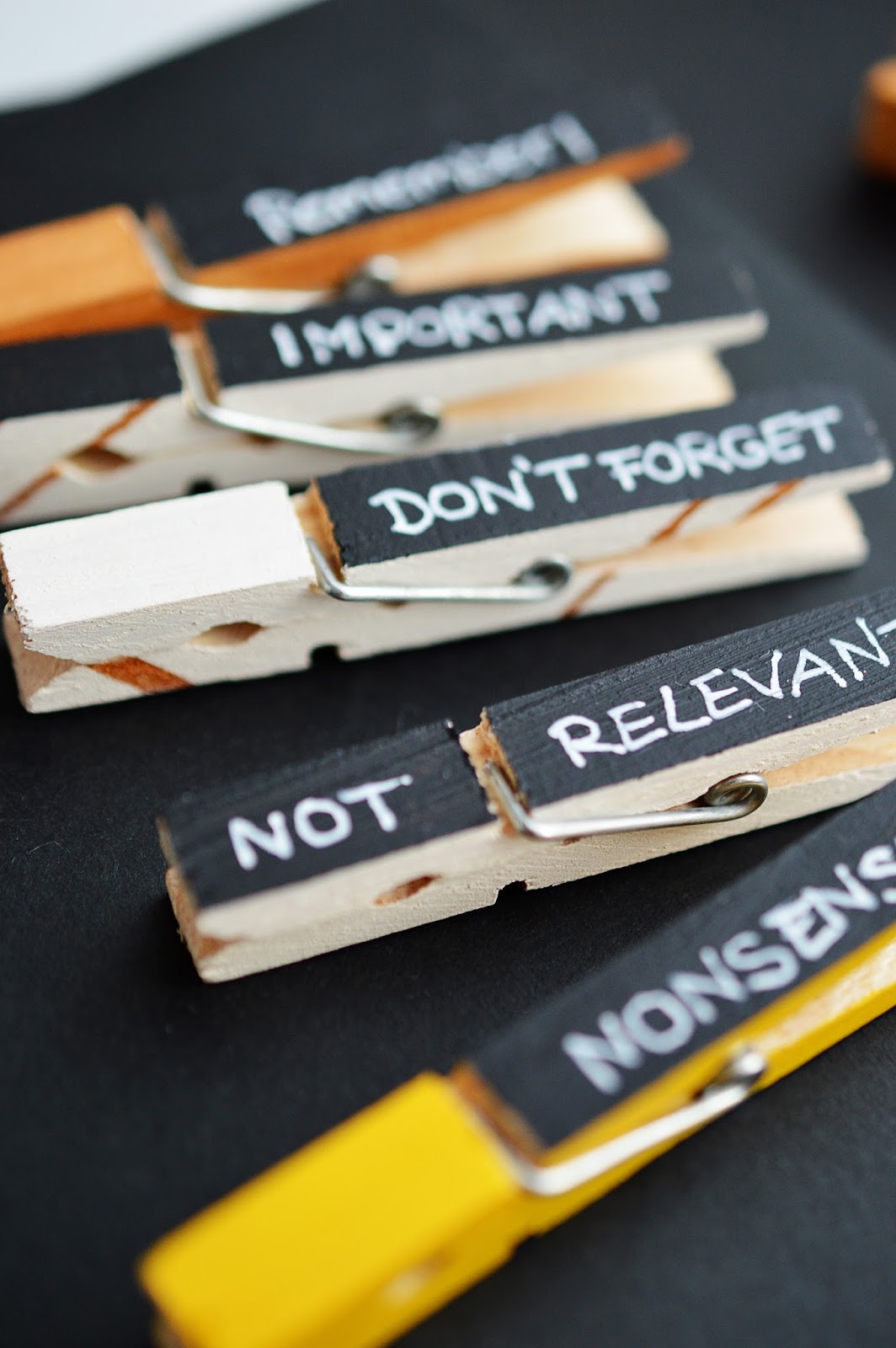DIY Clothespin Markers | Motte's Blog