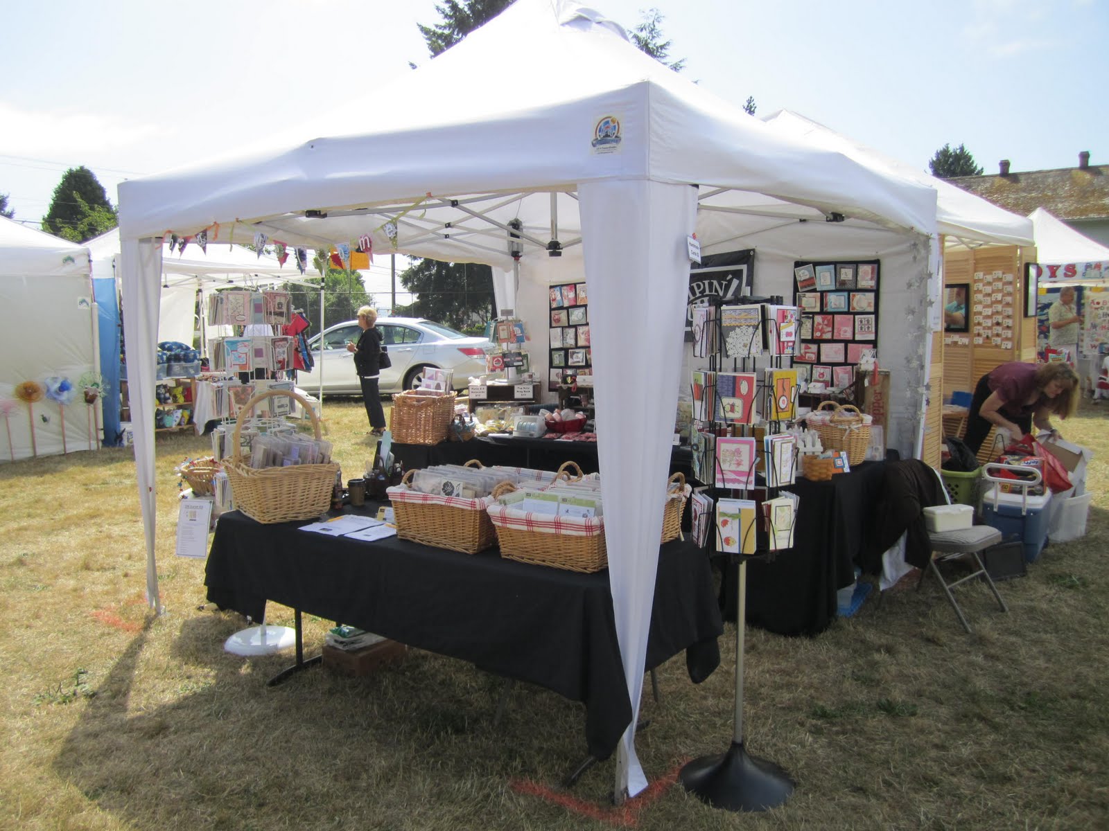 Goin' Over The Edge My booth at the Kitsap Arts & Crafts Festival