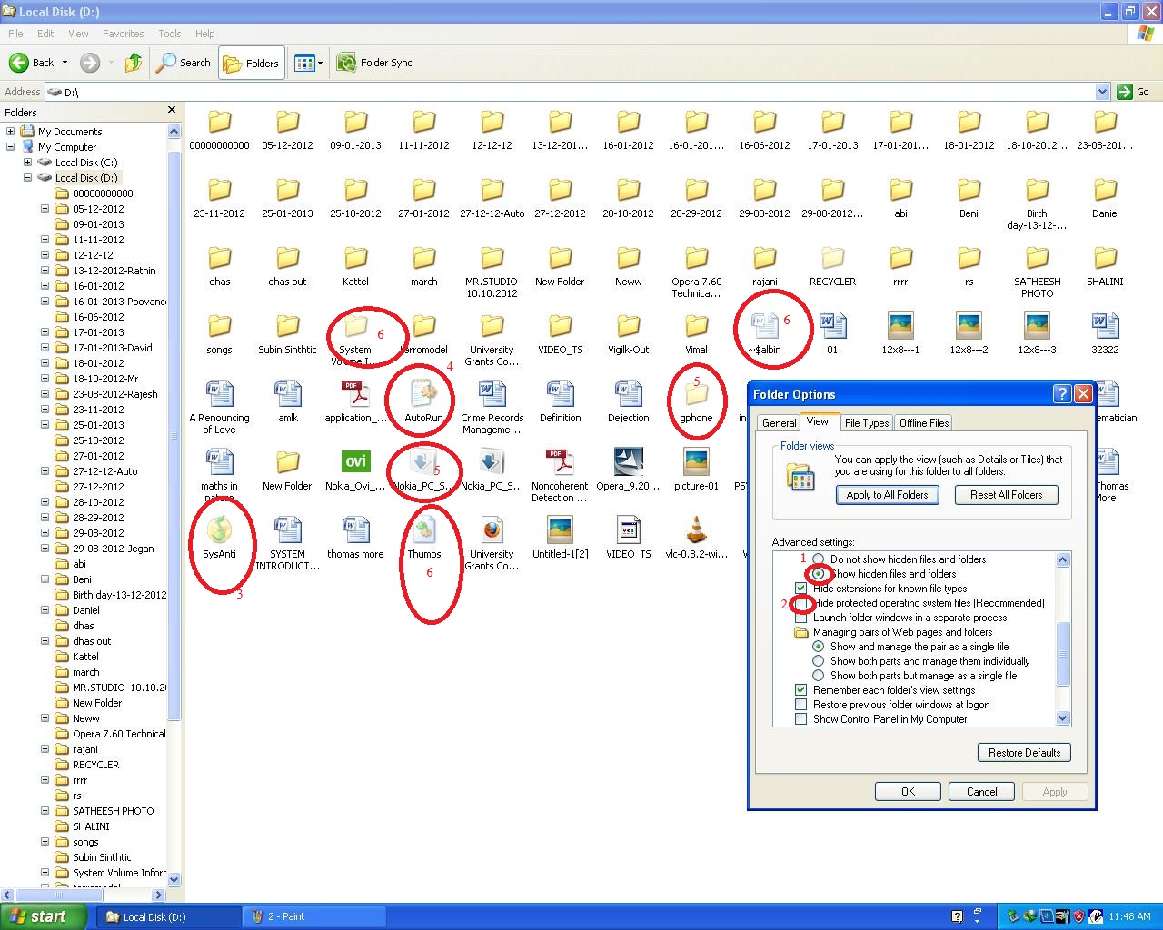 Remove Computer Virus manually