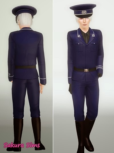 My Sims 3 Blog: APH Prussia Military Uniform 01 by Sakura