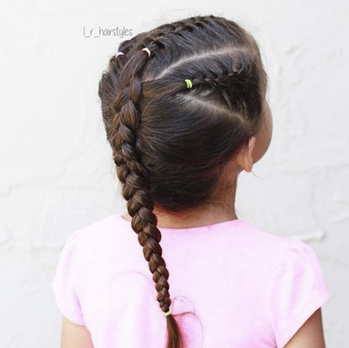 braided hairstyle for little girl