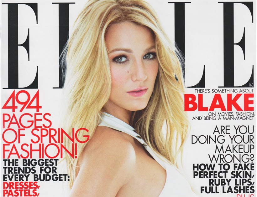 Dear Fashion Diaries: Blake Lively for Elle US March 2012