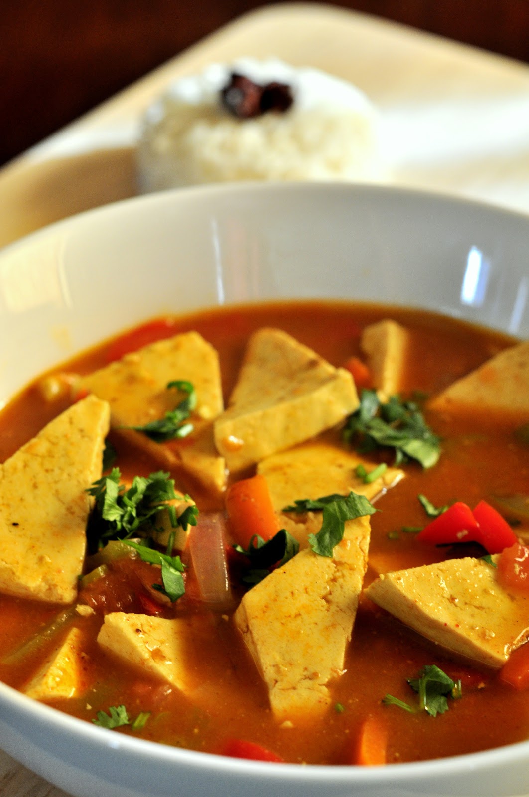 Spice Infused Coconut Curry Tofu