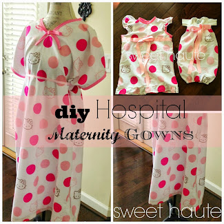 DIY Maternity Hospital Gown