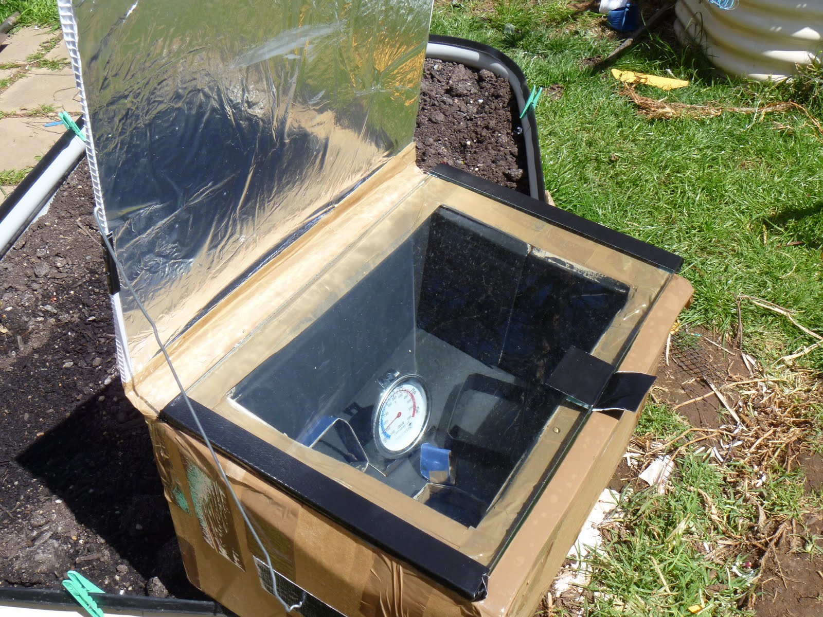 toward sustainability with three kids......: The kids made their own