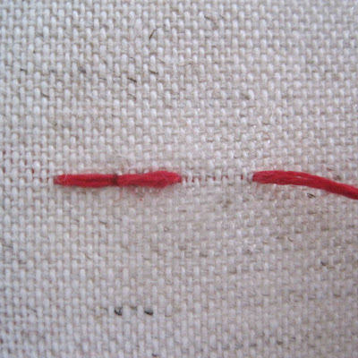 CuriousDoodles: Embroidery Tutorial: Back Stitch